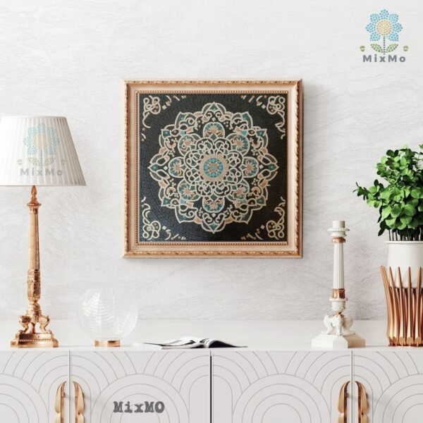 ⁦Geometrical Floral Mosaic Design for Floors and Wall⁩ - الصورة ⁦3⁩