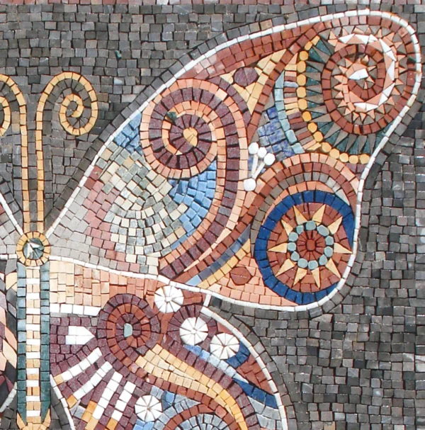 ⁦Bohemian Patterned Butterfly Mosaic Wall Art⁩ - الصورة ⁦4⁩