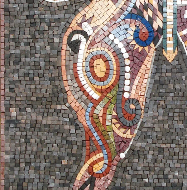 ⁦Bohemian Patterned Butterfly Mosaic Wall Art⁩ - الصورة ⁦3⁩